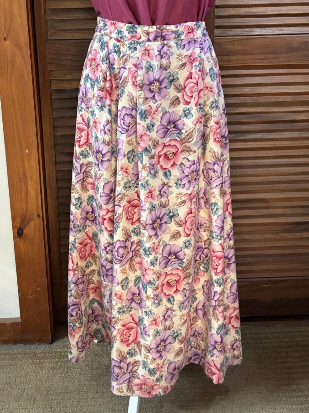 Beautiful Vintage Talbots Floral Skirt w/ Pockets (12)
